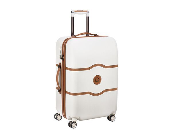 Delsey 67cm Chatelet Air 4 Double-Wheel Trolley Suitcase - Angora
